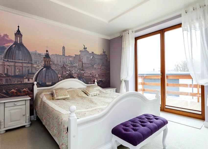 Sienų freskos su miestų vaizdais atrodo įspūdingai ir vizualiai išplečia erdvę Sienų freskos su miestų vaizdais atrodo įspūdingai ir vizualiai išplečia erdvę