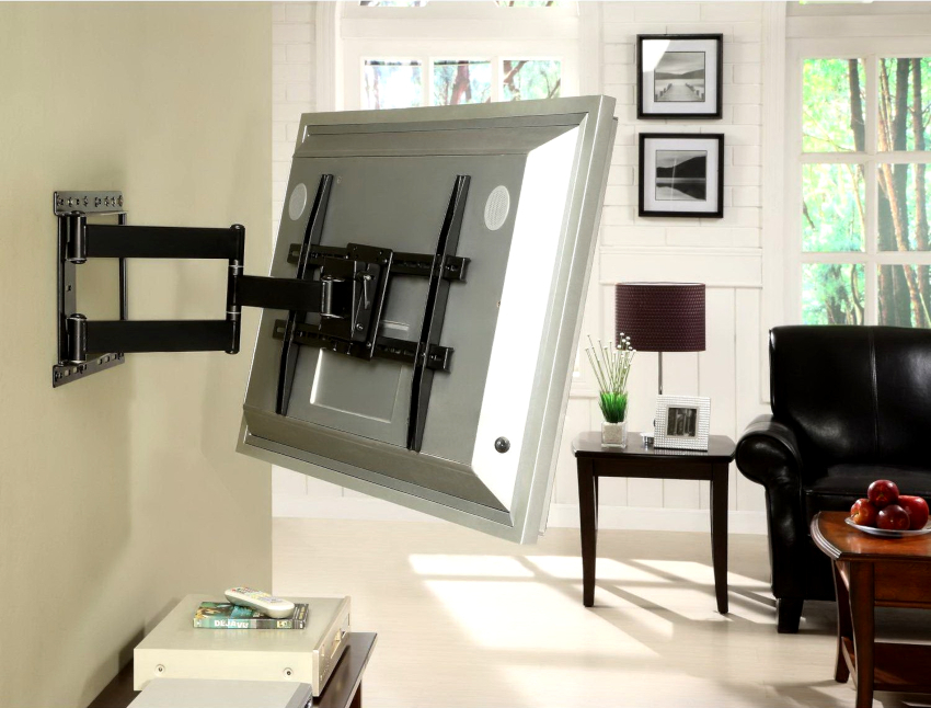 Ang negatibong punto ng pag-mount ng TV sa dingding ay ang kawalan ng kakayahang dalhin ang aparato Ang negatibong punto ng pag-mount ng TV sa dingding ay ang kawalan ng kakayahang dalhin ang aparato