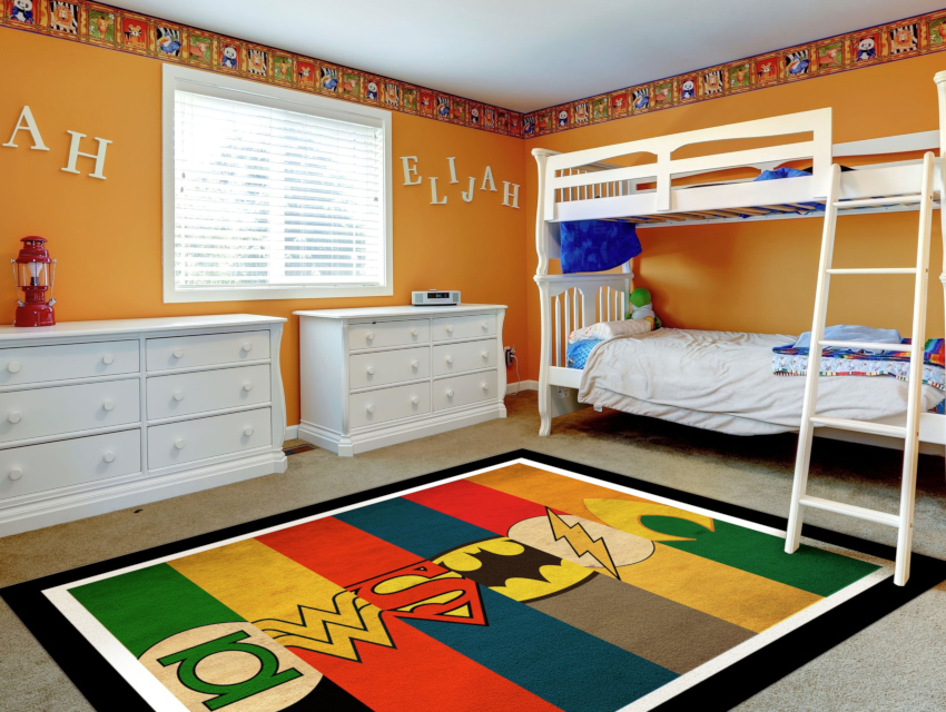 Store tæpper er velegnede til store frie områder Store tæpper er velegnede til store frie områder