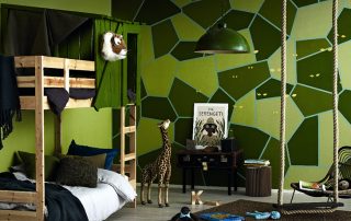 נברשת בחדר ילדים: דרך תאורה ורהיט