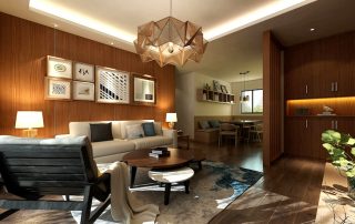 Candelabro no corredor: uma partícula de sol no interior da sala