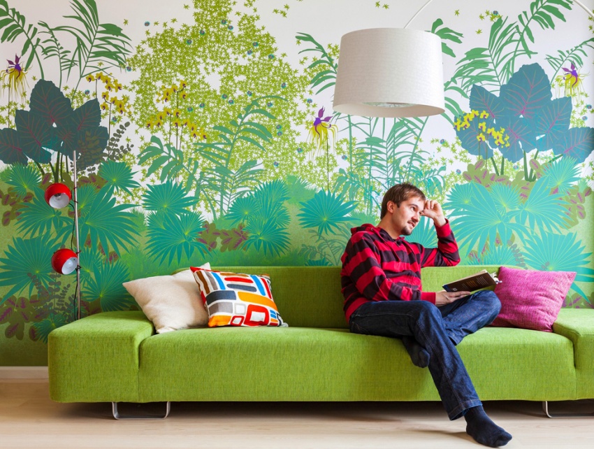 In hoa trên hình nền luôn có liên quan In hoa trên hình nền luôn có liên quan