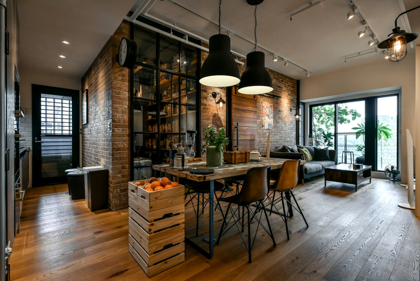 I kjøkken-stuen er det viktig å organisere belysning med forskjellige intensiteter. I kjøkken-stuen er det viktig å organisere belysning med forskjellige intensiteter.