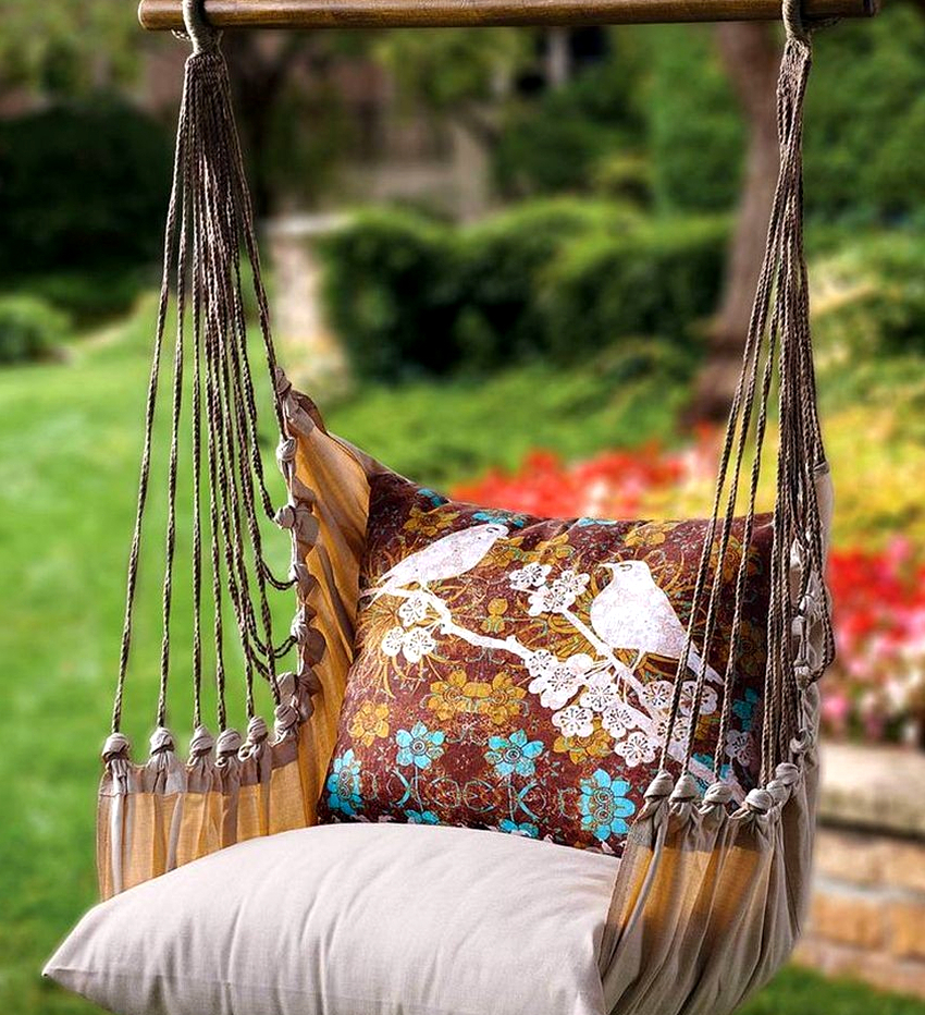 ตัวเลือกที่เร็วและง่ายที่สุดคือทำเก้าอี้เปลญวนแบบแขวนของคุณเอง ตัวเลือกที่เร็วและง่ายที่สุดคือทำเก้าอี้เปลญวนแบบแขวนของคุณเอง