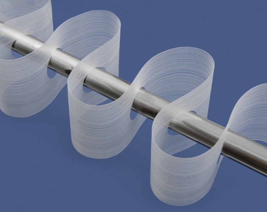 קלטת לולאה פותחה לחיזוק קצה בד הוילון. קלטת לולאה פותחה לחיזוק קצה בד הוילון.