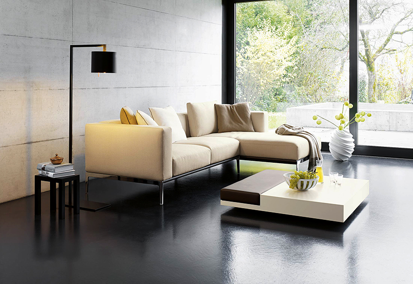 Ghế sofa góc chữ L nhỏ rất phù hợp cho những không gian vuông vắn Ghế sofa góc chữ L nhỏ rất phù hợp cho những không gian vuông vắn