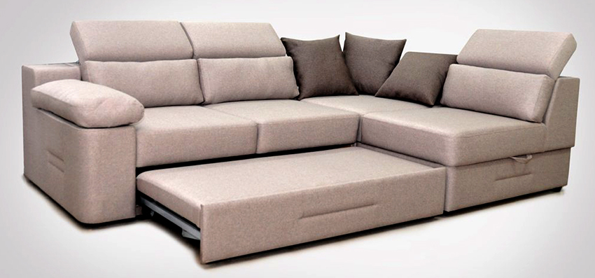 Ghế sofa góc với cơ chế biến hình Dolphin có thể có nhiều kích thước khác nhau Ghế sofa góc với cơ chế biến hình Dolphin có thể có nhiều kích thước khác nhau