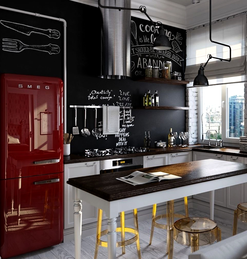 Liuskekortti esiliinan muodossa - ei-standardi ja alkuperäinen ratkaisu Liuskekortti esiliinan muodossa - ei-standardi ja alkuperäinen ratkaisu