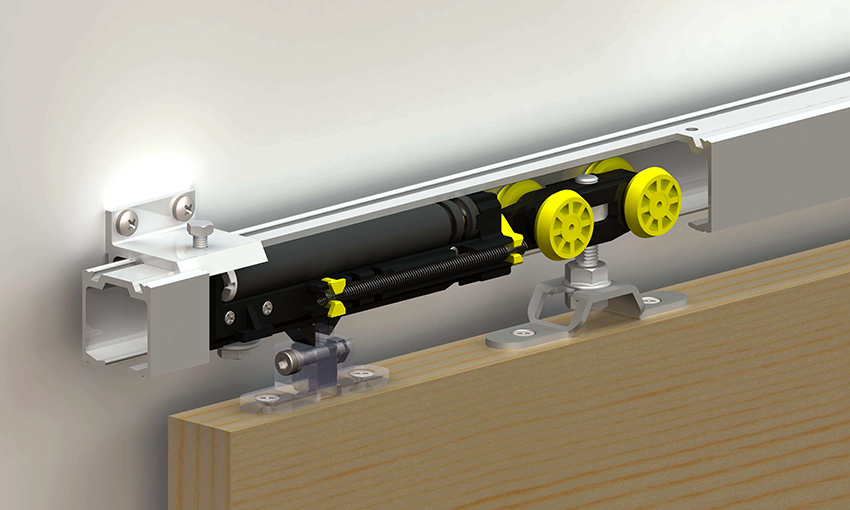 Χάρη στα ντουλάπια, οι πόρτες της συρόμενης ντουλάπας κλείνουν ομαλά και ήσυχα Χάρη στα ντουλάπια, οι πόρτες της συρόμενης ντουλάπας κλείνουν ομαλά και ήσυχα