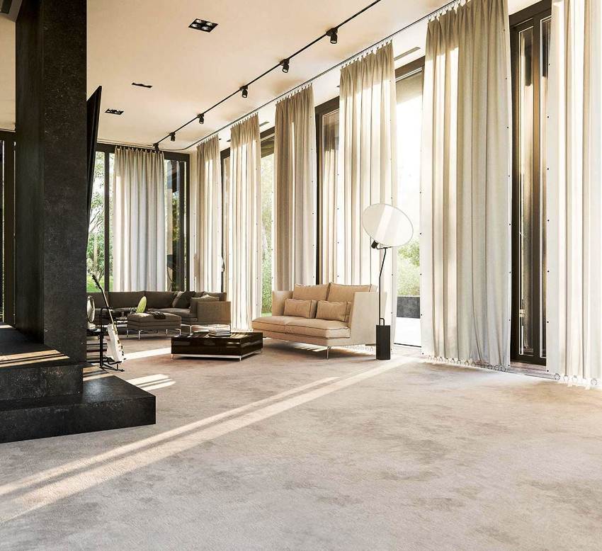 ישנן שתי אפשרויות להתקנת וילונות: פתוח וסגור ישנן שתי אפשרויות להתקנת וילונות: פתוח וסגור