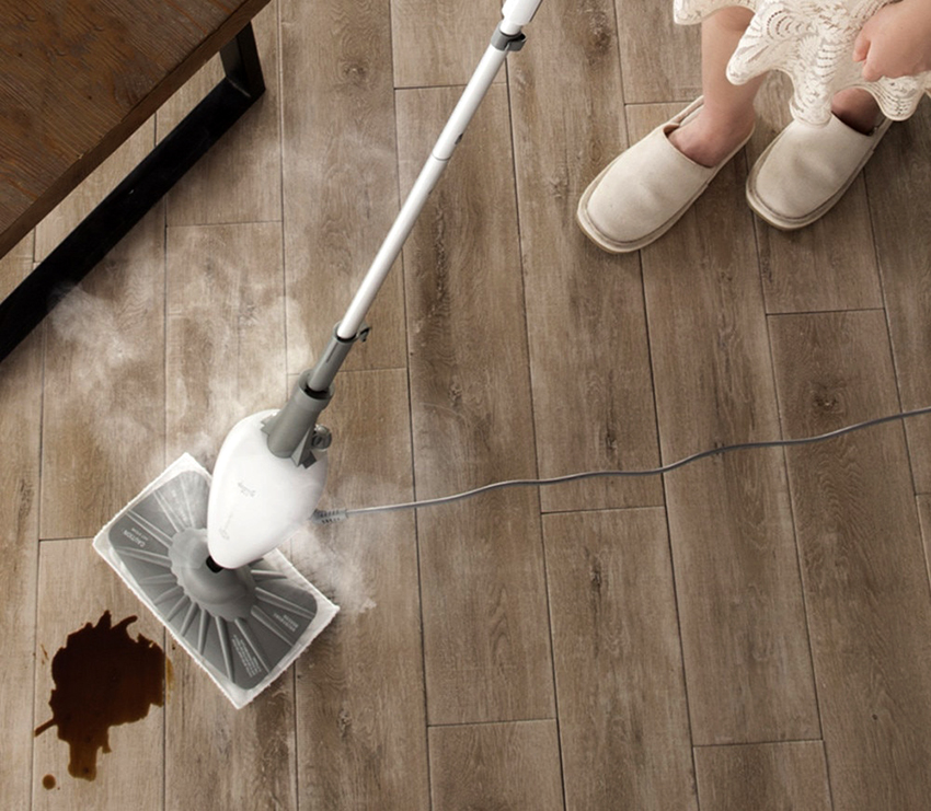 Mop Xiaomi ZQ100 je vybavený 9 nástavcami pre rôzne povrchy Mop Xiaomi ZQ100 je vybavený 9 nástavcami pre rôzne povrchy