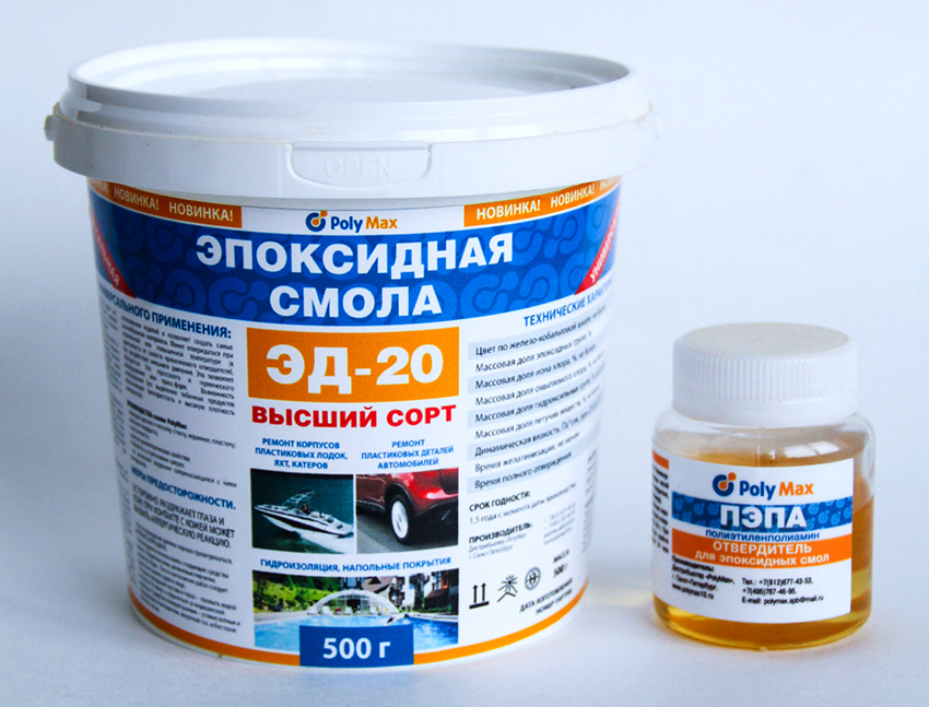 Η εποξειδική ρητίνη ED-20 χαρακτηρίζεται από υψηλή αντοχή και πυκνότητα Η εποξειδική ρητίνη ED-20 χαρακτηρίζεται από υψηλή αντοχή και πυκνότητα