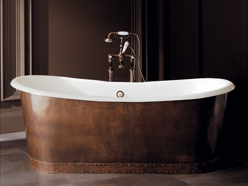 ไม่แนะนำให้ติดตั้งอ่างอาบน้ำเหล็กหล่อขนาดใหญ่ในบ้านที่ปูพื้นด้วยไม้ ไม่แนะนำให้ติดตั้งอ่างอาบน้ำเหล็กหล่อขนาดใหญ่ในบ้านที่ปูพื้นด้วยไม้