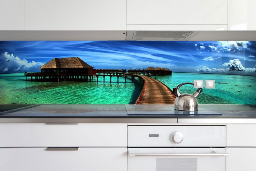 Tấm tường để hoàn thiện tạp dề sẽ làm cho nhà bếp trở nên độc đáo và nguyên bản Tấm tường để hoàn thiện tạp dề sẽ làm cho nhà bếp trở nên độc đáo và nguyên bản