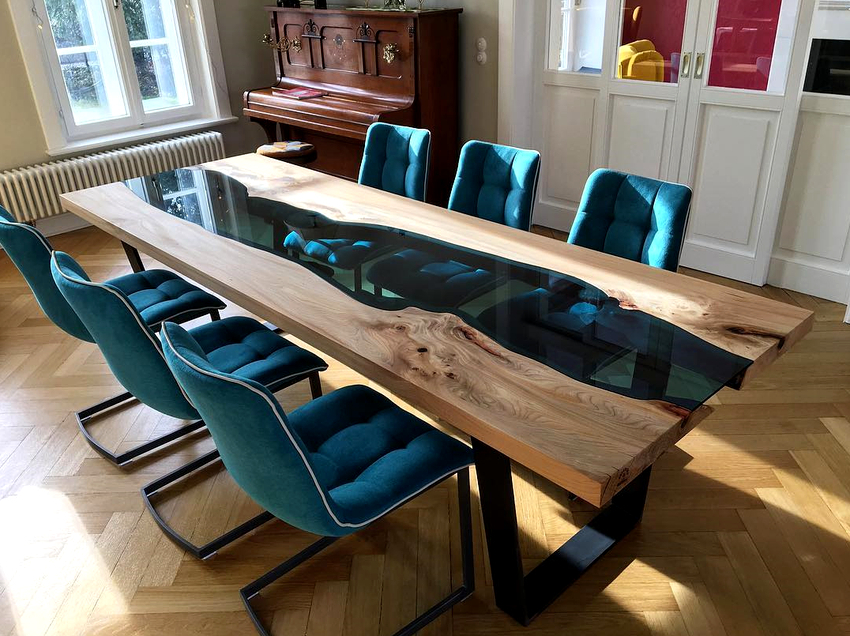 Den høye prisen for et slikt produkt som en bord-elv gjør at du begynner å lage det selv Den høye prisen for et slikt produkt som en bord-elv gjør at du begynner å lage det selv