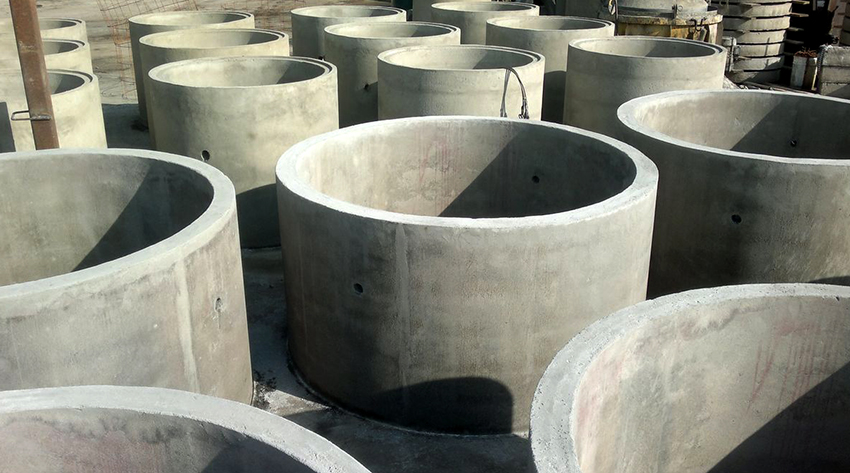 Pierścienie żelbetowe służą do budowy studni, układania komunikacji, tuneli Pierścienie żelbetowe służą do budowy studni, układania komunikacji, tuneli