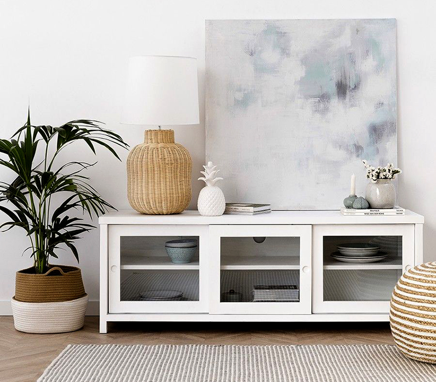 ตู้ข้างเตียงทำจากไม้แก้วพลาสติก MDF แผ่นไม้อัดและวัสดุอื่น ๆ