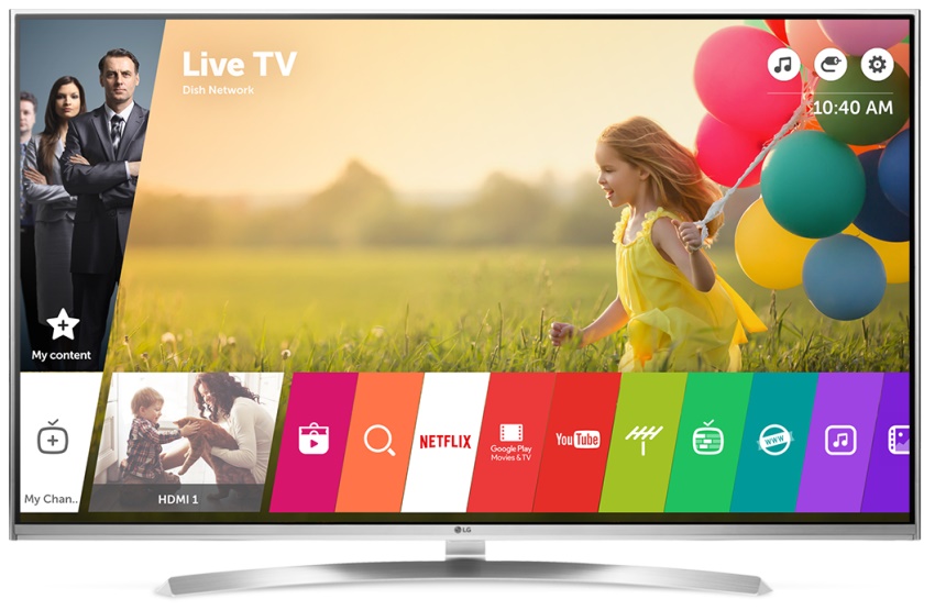 TV pintar LG dijalankan di WebOC TV pintar LG dijalankan di WebOC