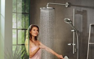 Душ колона с дъждовен душ и миксер: пълно отпускане у дома