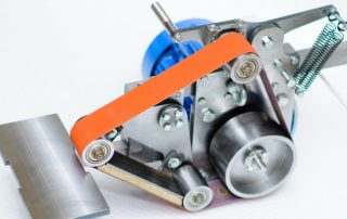 Máy mài tự làm: bản vẽ với kích thước của các thành phần và thuật toán lắp ráp