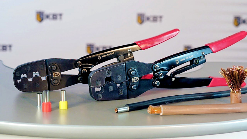 Używaj tylko specjalnych narzędzi do zaciskania przewodów końcówkami rurkowymi Używaj tylko specjalnych narzędzi do zaciskania przewodów końcówkami rurkowymi