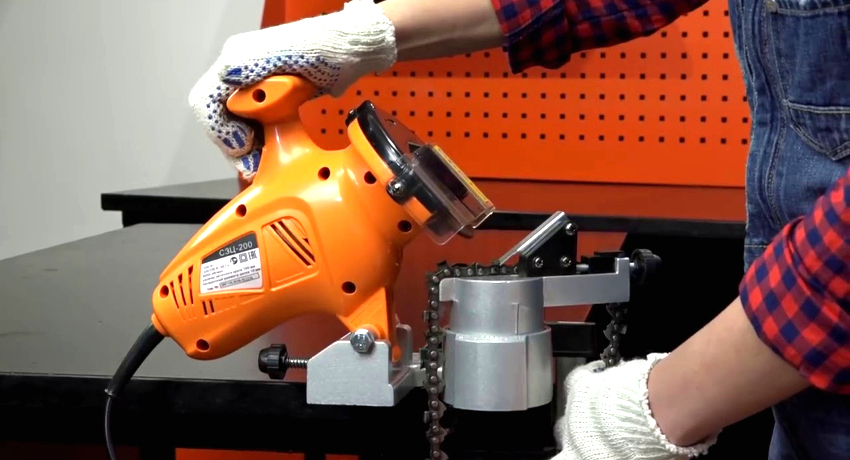 Máy mài xích cưa trông giống như một máy cắt lắp ráp Máy mài xích cưa: trợ thủ đáng tin cậy cho các DIYer