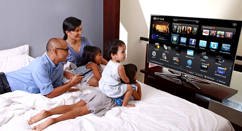 TV pintar, berkat sambungan Internet, mempunyai pelbagai kemungkinan TV pintar, berkat sambungan Internet, mempunyai pelbagai kemungkinan