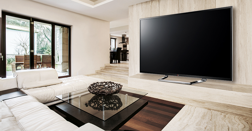 Semasa memilih ukuran TV, perlu dipertimbangkan dari jarak yang anda rancangkan untuk dilihat Semasa memilih ukuran TV, perlu dipertimbangkan dari jarak yang anda rancangkan untuk dilihat