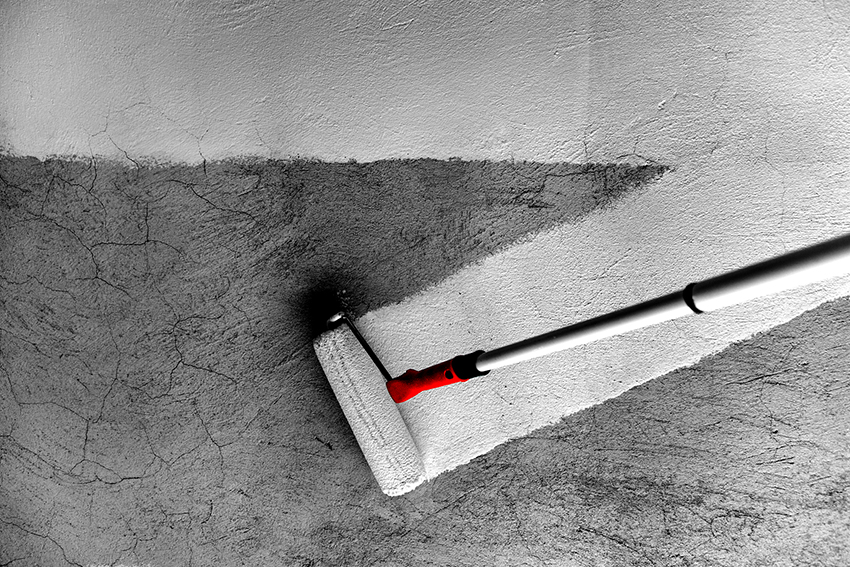 Uten maling blir betonggulvet veldig raskt ubrukelig Uten maling blir betonggulvet veldig raskt ubrukelig