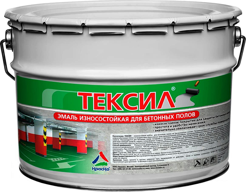 Texil gulvmaling i betong er motstandsdyktig mot mekanisk skade Texil gulvmaling i betong er motstandsdyktig mot mekanisk skade