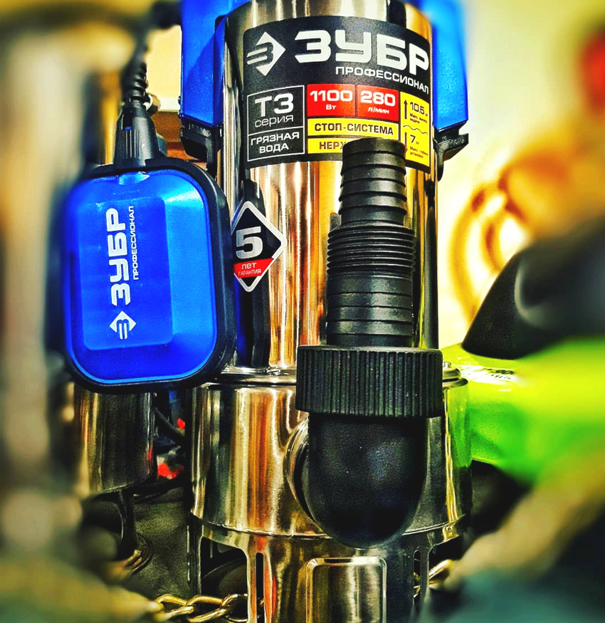 Руският производител Zubr предлага потопяеми помпи за мръсна вода с висока мощност Руският производител Zubr предлага потопяеми помпи за мръсна вода с висока мощност