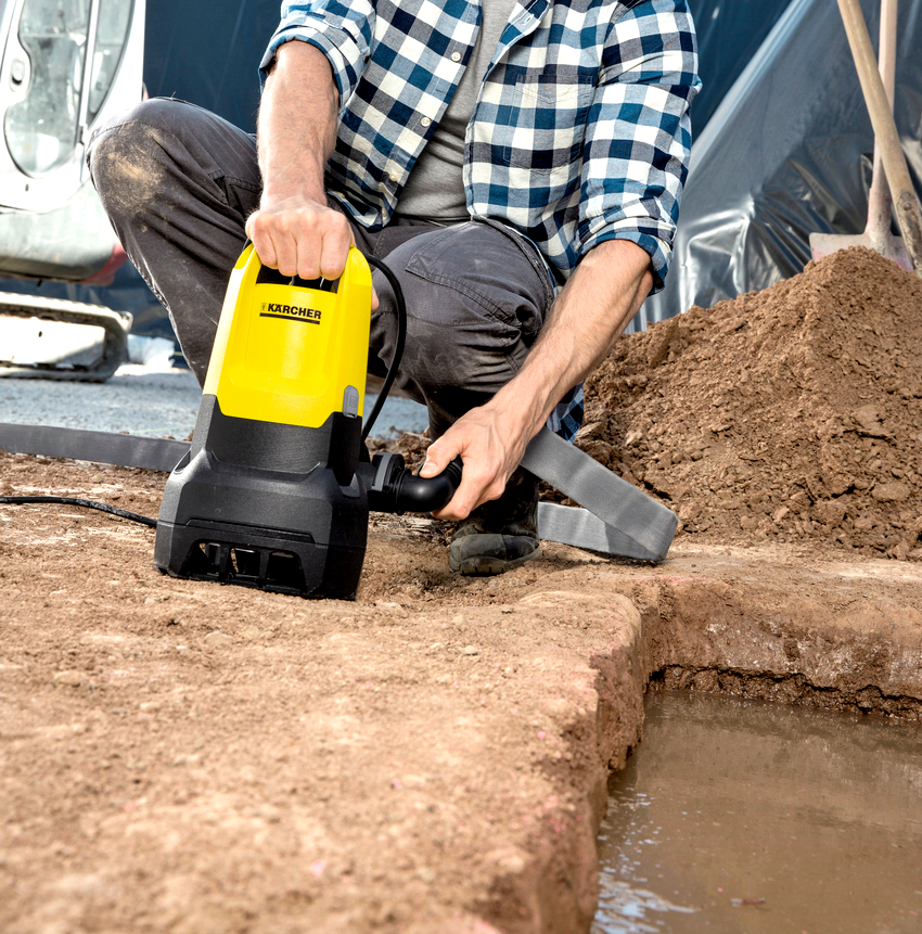 Вграденият поплавък позволява използването на потопяема дренажна помпа за мръсна вода в затворени пространства Вграденият поплавък позволява използването на потопяема дренажна помпа за мръсна вода в затворени пространства