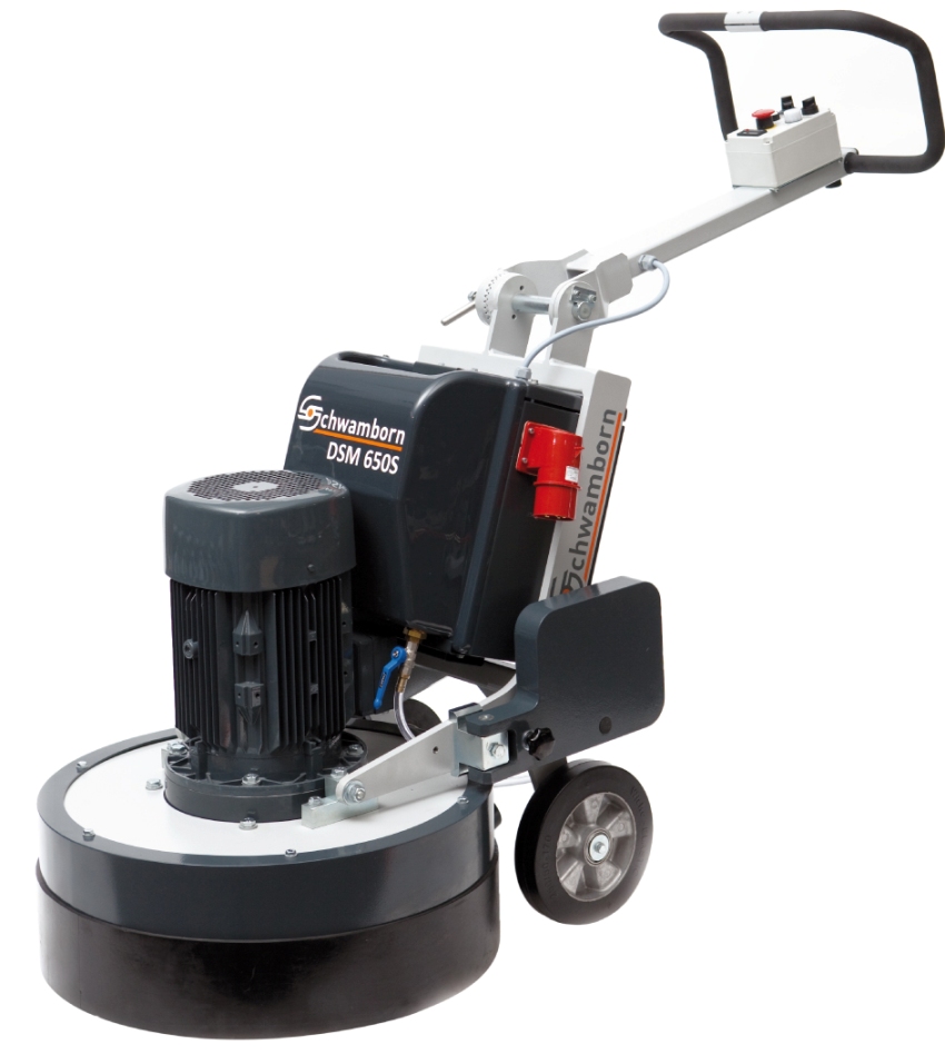 Slipearbeider utføres ved hjelp av mosaikkslipemaskiner, som er spesialisert teknologisk utstyr Slipearbeider utføres ved hjelp av mosaikkslipemaskiner, som er spesialisert teknologisk utstyr