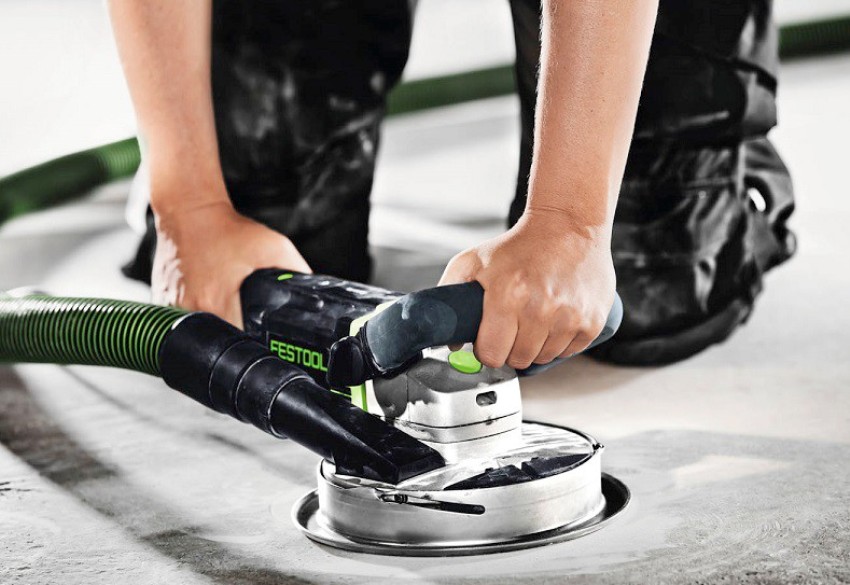 For sliping av betong kan du bruke en kvern eller et helikopter For sliping av betong kan du bruke en kvern eller et helikopter