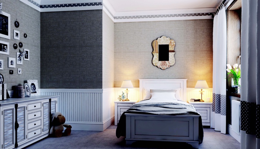 אם החדר גדול והתקרה גבוהה, אין צורך להגביל את גודל הבגט אם החדר גדול והתקרה גבוהה, אין צורך להגביל את גודל הבגט