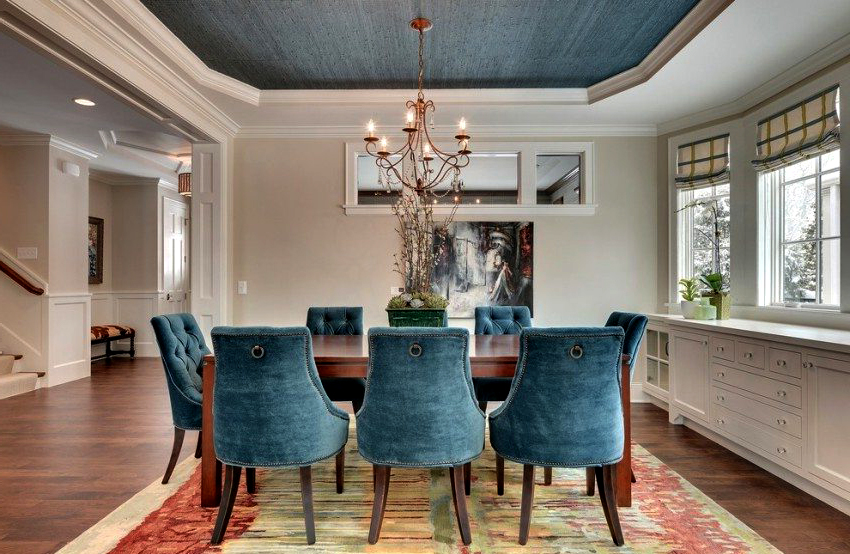 Опънатите тавани от плат изглеждат стилни и представителни Опънатите тавани от плат изглеждат стилни и представителни