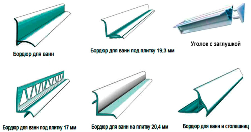 Η αγορά προσφέρει μια μεγάλη ποικιλία περιγραμμάτων μπάνιου, χωρίζονται σε άκαμπτα και αυτοκόλλητα Η αγορά προσφέρει μια μεγάλη ποικιλία περιγραμμάτων μπάνιου, χωρίζονται σε άκαμπτα και αυτοκόλλητα