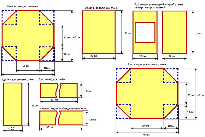 Pagguhit ng bahay para sa mga alagang hayop na gawa sa karton Pagguhit ng bahay para sa mga alagang hayop na gawa sa karton