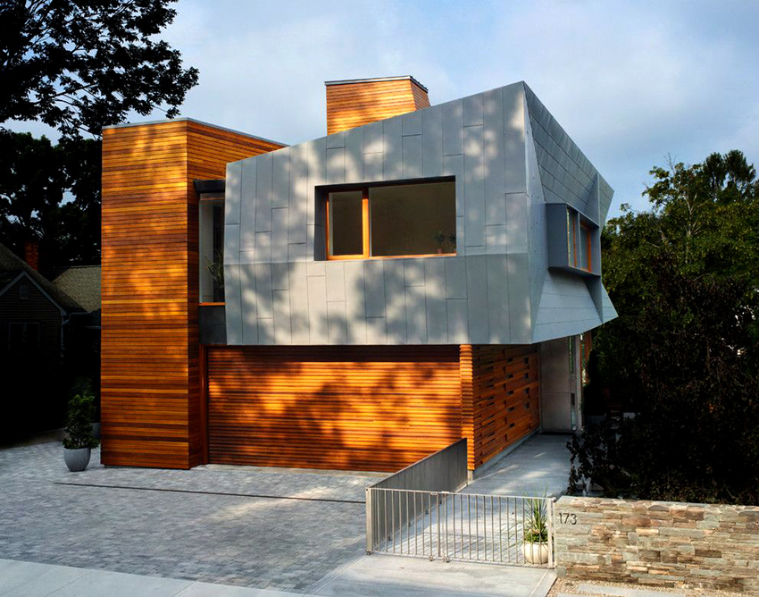 A modern opció a WPC-ből készült planken A modern opció a WPC-ből készült planken