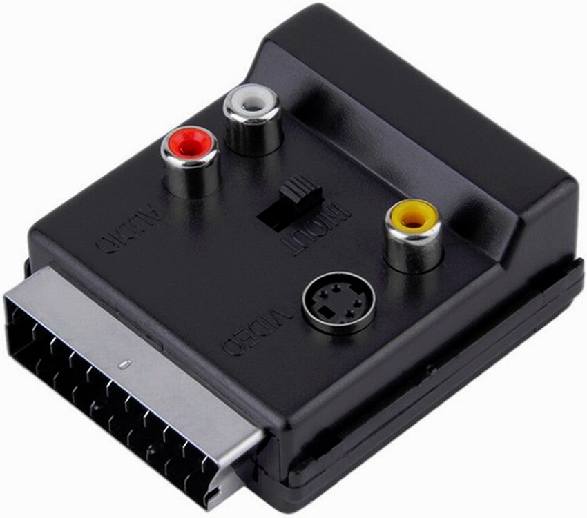 A SCART csatlakozó fejlettebb és kompaktabb, mint az RCA A SCART csatlakozó fejlettebb és kompaktabb, mint az RCA