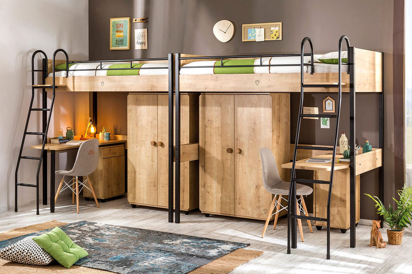 เตียงใต้หลังคาเมื่อเทียบกับโครงสร้างสองชั้นปกติมีชุดฟังก์ชันที่ใหญ่กว่ามากและมีโซนที่ใช้งานได้จริงหลายโซนพร้อมกัน เตียงใต้หลังคาเมื่อเทียบกับโครงสร้างสองชั้นปกติมีชุดฟังก์ชันที่ใหญ่กว่ามากและมีโซนที่ใช้งานได้จริงหลายโซนพร้อมกัน