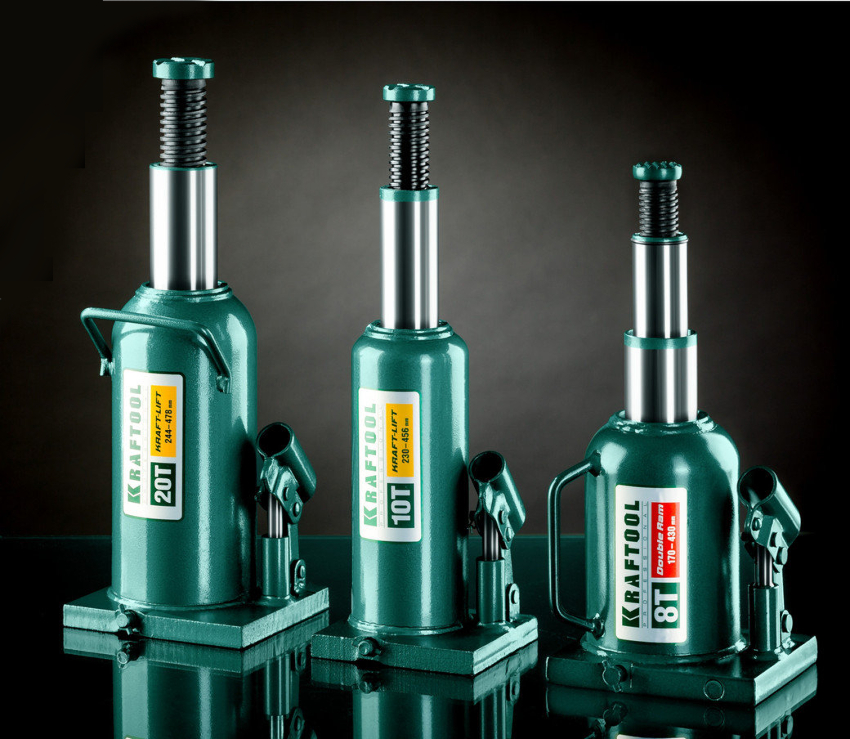 Máy ép tự chế thường được làm từ kích thủy lực dạng chai Máy ép tự chế thường được làm từ kích thủy lực dạng chai