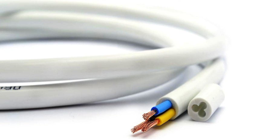 Ponieważ moc zmywarki jest dość wysoka, okablowanie musi wytrzymać przepływające obciążenia Ponieważ moc zmywarki jest dość wysoka, okablowanie musi wytrzymać przepływające obciążenia