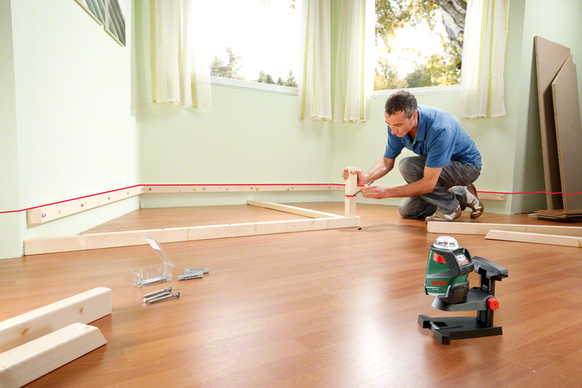 Dispositivos a laser são usados com mais frequência em casa, durante trabalhos de reparo Dispositivos a laser são usados com mais frequência em casa, durante trabalhos de reparo