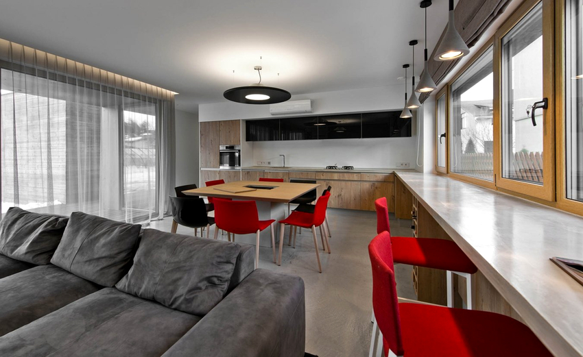 Когато избирате материал за масата вместо перваза на прозореца, по-добре е да се даде предпочитание на гранит или композитен материал Когато избирате материал за масата вместо перваза на прозореца, по-добре е да се даде предпочитание на гранит или композитен материал