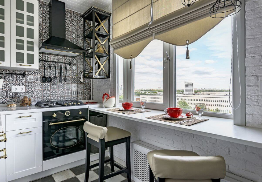 При избора на плот за прозорец е необходимо да се вземе предвид не само височината на перваза на прозореца, но и ширината на склоновете При избора на плот за прозорец е необходимо да се вземе предвид не само височината на перваза на прозореца, но и ширината на склоновете