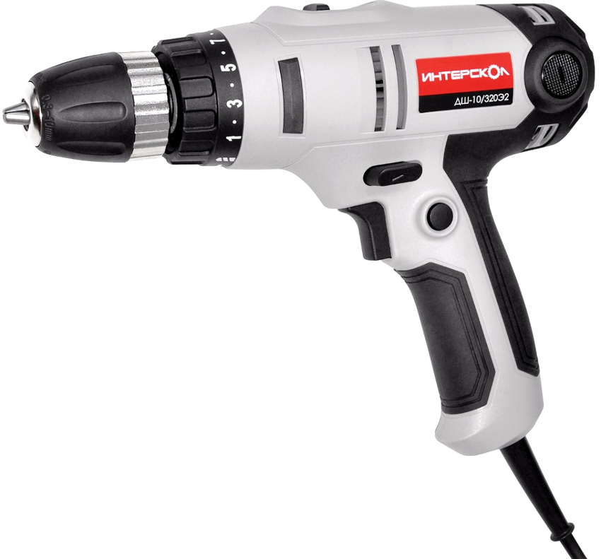 Dentre a linha profissional de chaves de fenda para rede, o modelo mais acessível é a DSh-10 / 320E2 da Interskol Dentre a linha profissional de chaves de fenda para rede, o modelo mais acessível é a DSh-10 / 320E2 da Interskol