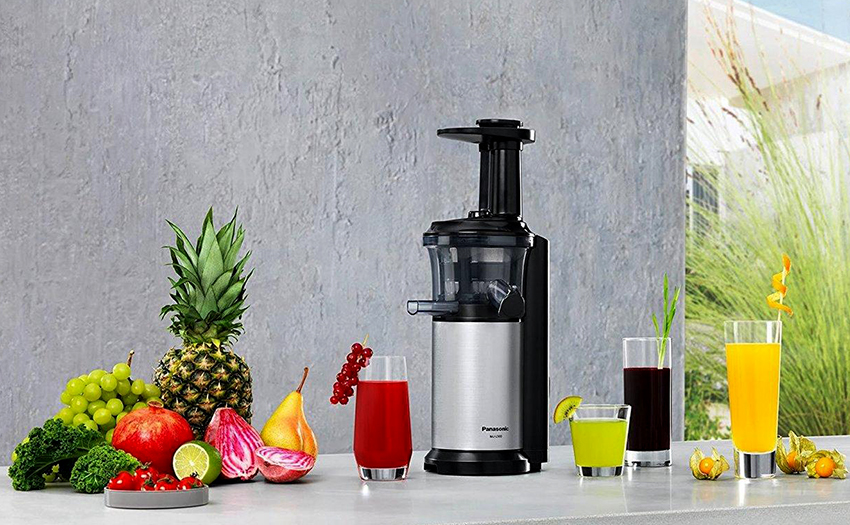 Panasonic MJ-L500 vertikale juicepresser er preget av et optimalt pris / kvalitet-forhold Panasonic MJ-L500 vertikale juicepresser er preget av et optimalt pris / kvalitet-forhold