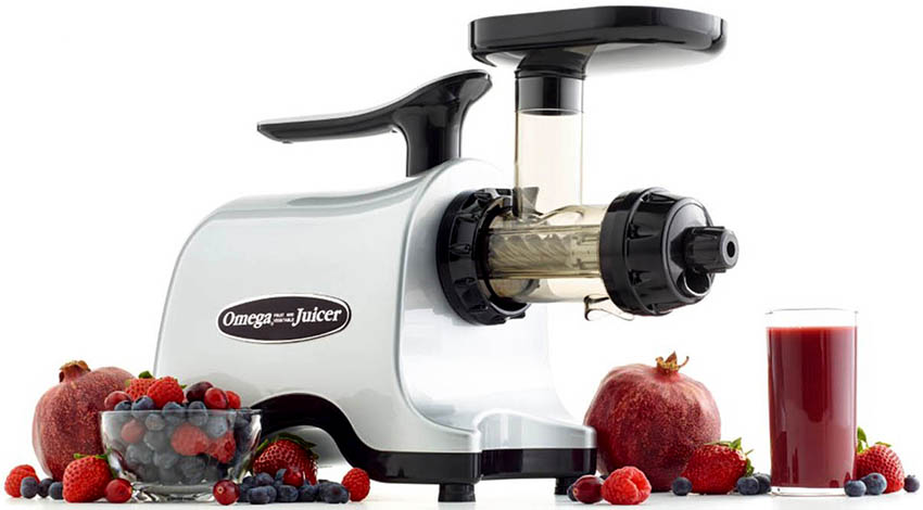 Omega TWN32 juicepresser håndterer både myke og harde frukter Omega TWN32 juicepresser håndterer både myke og harde frukter