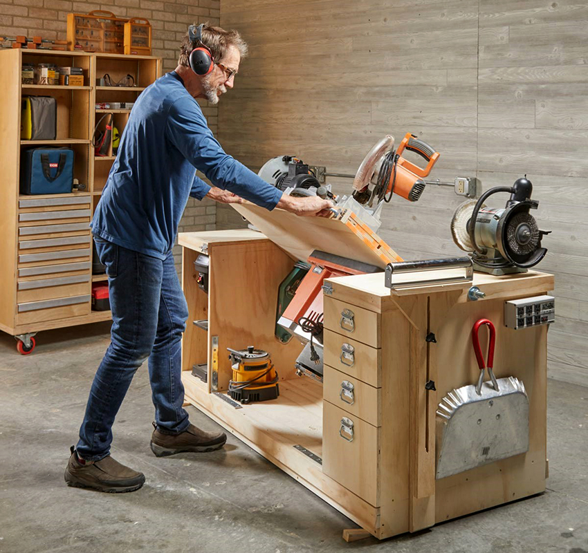 Bàn làm việc mộc hoàn chỉnh với bàn xoay và ngăn kéo Bàn làm việc mộc hoàn chỉnh với bàn xoay và ngăn kéo